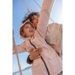 Cir� imperm�able � capuche fille rose poudre