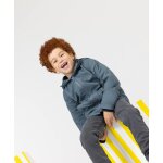 Cir� imperm�able � capuche gar�on gris ardoise