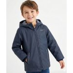 Cir� imperm�able � capuche gar�on indigo