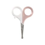 Ciseaux coupe - ongles pour b�b� avec bout rond rose ancienne