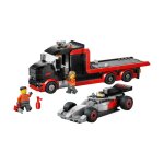 City camion de f1� avec voiture de course de f1� audi 60493 multicolore