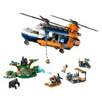 City l'h�licopt�re de l'explorateur de la jungle au camp de base 60437 multicolore
