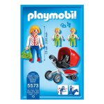 City life - maman avec jumeaux et landau 5573 multicolore