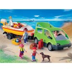 City life - voiture familiale avec remorque porte - bateaux 4144 multicolore City life - voiture familiale avec remorque porte - bateaux 4144 multicolore
