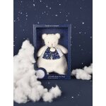 Clair de lune - ours doudou 26 cm - blanc