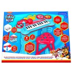 Clavier lectronique pat patrouille avec sige et micro, lecteur mp3 bleu