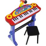 Clavier sur pied - my music world keyboard sur pied avec tabouret multicolore Clavier sur pied - my music world keyboard sur pied avec tabouret multicolore