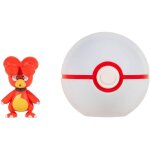 Clip'n'go - pok� balls magby & pok� ball rouge et blanc
