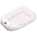 Cocon r�ducteur de lit matelass� et r�versible lovio rouge