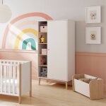 Coffre � jouets 2 niches - gamme simon blanc