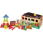 Coffre � jouets en bois 7 en 1 multicolore