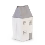Coffre � jouets pour enfants gris / blanc cass�
