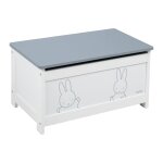 Coffre � jouets � fermeture douce - banc avec rangement gris / miffy