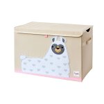 Coffre  jouets lama blanc