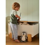 Coffre à jouets ligne rollie blanc clair uni Coffre à jouets ligne rollie blanc clair uni
