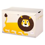 Coffre  jouets lion jaune