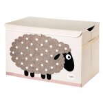 Coffre  jouets mouton gris