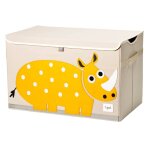 Coffre  jouets rhino jaune