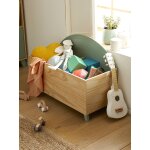 Coffre � livres ligne arc - en - ciel vert sauge