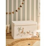 Coffre rangement jouets xl beige