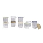 Coffret 10 portions en verre 250 ml multicolore