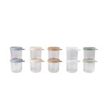 Coffret 10 portions en verre 250 ml multicolore