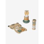 Coffret 3 jeux d'�veil tanzanie en bois fsc� jaune