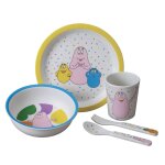 Coffret 5 pices barbapapa blanc