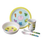 Coffret 5 pièces barbapapa veggie blanc Coffret 5 pièces barbapapa veggie blanc