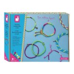 Coffret 7 bracelets br�siliens fluo � cr�er bleu