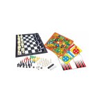 Coffret 8 jeux de soci�t� avec pions magn�tiques noir