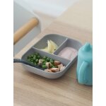 Coffret d'apprentissage 3 pi�ces en silicone bleu