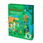 Coffret d'aquarelles dinosaurs multicolor
