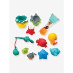 Coffret de bain 17 pi�ces bleu