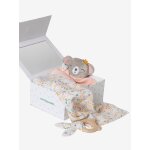 Coffret cadeau 3 pices : lange + doudou personnalisable + hochet koala