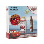 Coffret cars enfant avec eau parfum�e gel douche 2 en 1 et serviette microfibre multicolore