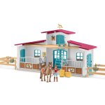 Coffret centre �questre enfant avec cheval multicolore