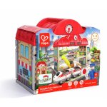 Coffret circuit de train portable rouge