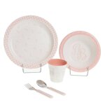 Coffret d�jeuner 5 rose rose