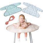 Coffret la dme - 1 kit sand + 2 bavoirs pour kit + 1 cuillre beige