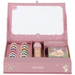 Coffret lampe � histoires fairy garden rose, bois