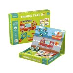 Coffret magn�tique transports 58 pcs vert