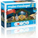 Coffret moulage crche de nol bleu