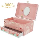 Coffret musical libellule rose Coffret musical libellule rose