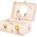 Coffret musical petite princesse rose