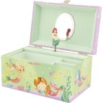 Coffret musical sir�ne et coquillage vert