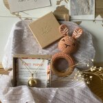 Coffret de naissance bola de grossesse et doudou or