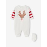 Coffret noël dors - bien renne + chaussettes bébé écru Coffret noël dors - bien renne + chaussettes bébé écru