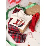Coffret nol pyjama et chaussettes fille rouge