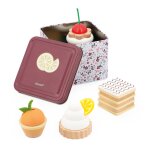 Coffret de patisseries multicolore